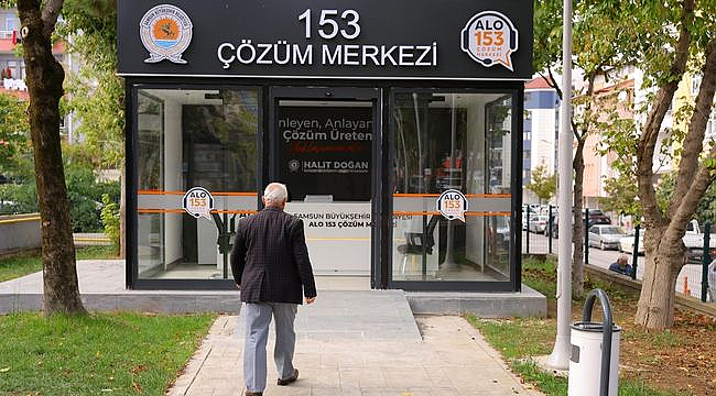 Büyükşehir Tarafından Bafra'da 153 Çözüm Merkezi Açıldı
