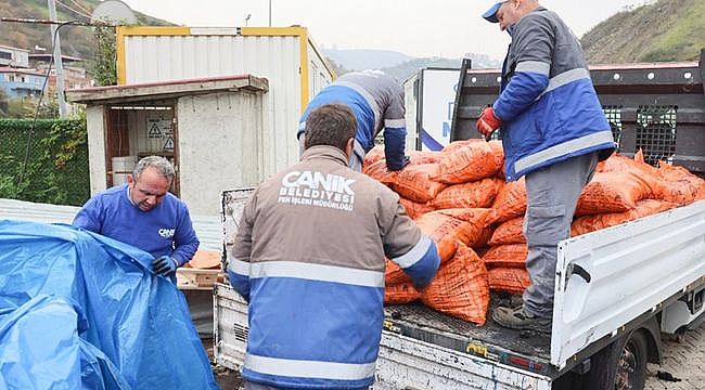 Canik Belediyesi'nden Vatandaşa Kış Desteği