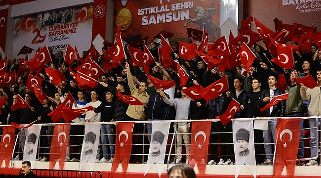 Cumhuriyetimizin 102. Yılı Samsun'da Coşkuyla Kutladı