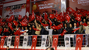 Cumhuriyetimizin 102. Yılı Samsun'da Coşkuyla Kutladı