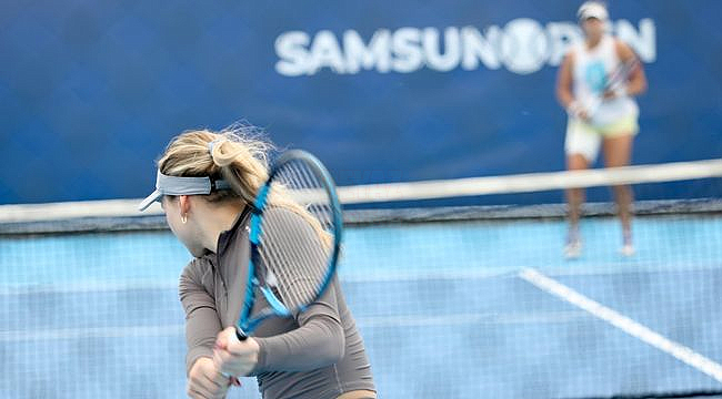 Uluslararası Samsun Open WTA Tenis Turnuvası Devam Ediyor