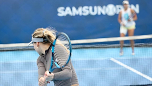 Uluslararası Samsun Open WTA Tenis Turnuvası Devam Ediyor