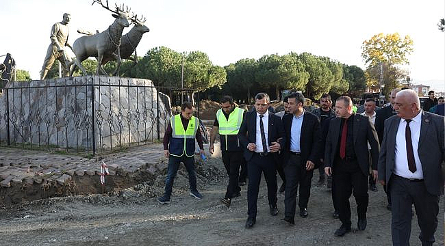 Başkan Doğan Alaçam'daki Projeleri Yerinde İnceledi