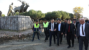 Başkan Doğan Alaçam'daki Projeleri Yerinde İnceledi
