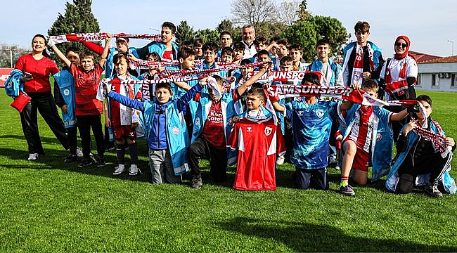 Samsunspor'a Minik Ziyaretçiler