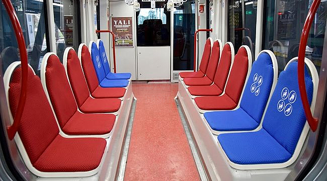 Tramvaylarda Koltuklar Yenilendi