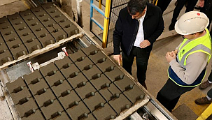 Başkan Doğan'dan Üretim Tesislerine Ziyaret