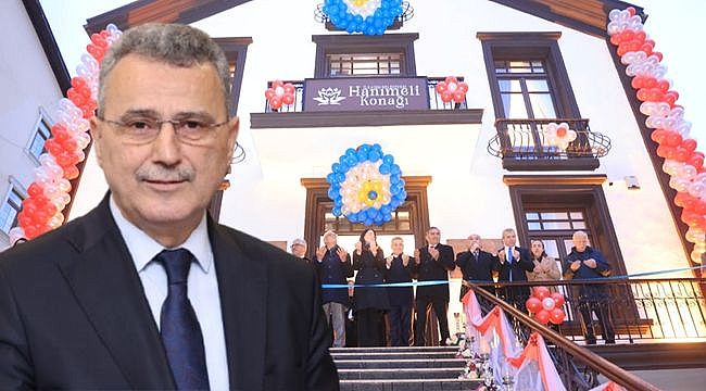 Başkan İhsan Kurnaz'dan Hanımeli Konağı Teşekkürü