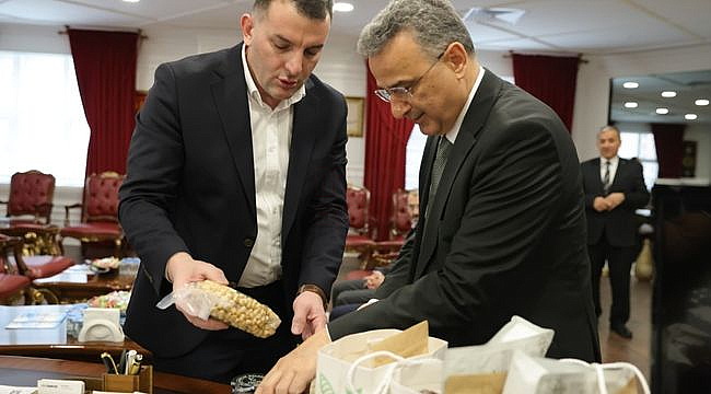 Başkan Kurnaz, Başkan Harun Kalıntaş'ı Ağırladı