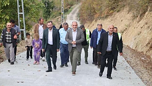 Başkan Sandıkçı Yol çalışmalarını Yerinde İnceledi