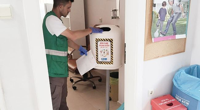 Canik'te 520 Kilogram Atık İlaç Bertaraf Edildi