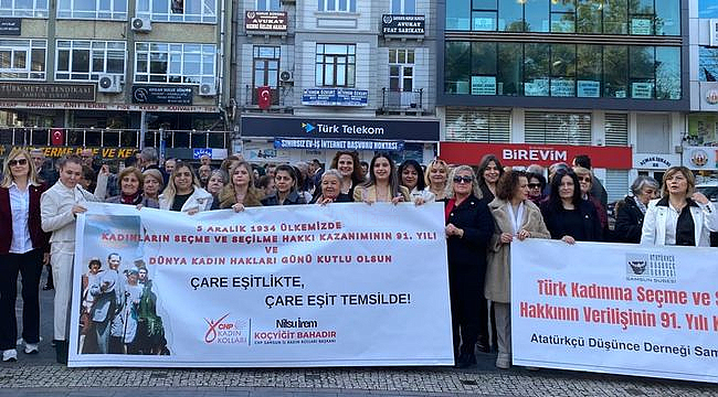 CHP Kadın Kollarından 5 Aralık Açıklaması