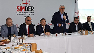 Milletvekili Ersan Aksu SİMDER'de