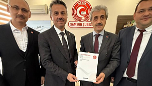 Samsun ÖĞ-DER'de Bayrak Değişimi