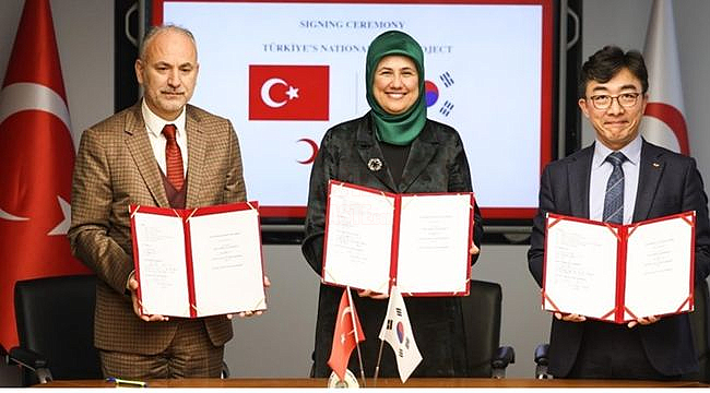 Türk Kızılay ile Güney Koreli Şirket Arasında Anlaşma Imzalandı