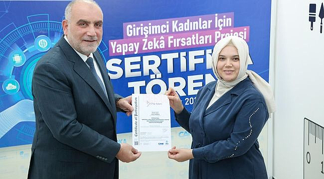 Yapay Zekâ Öğrenen Kadınlara Sertifika 