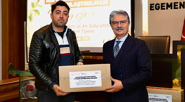 Büyükşehir'den Arı Yetiştiricilerine Üretim Seti Desteği