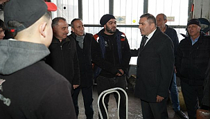 MHP Samsun Vezirköprü'de Esnafla Buluştu