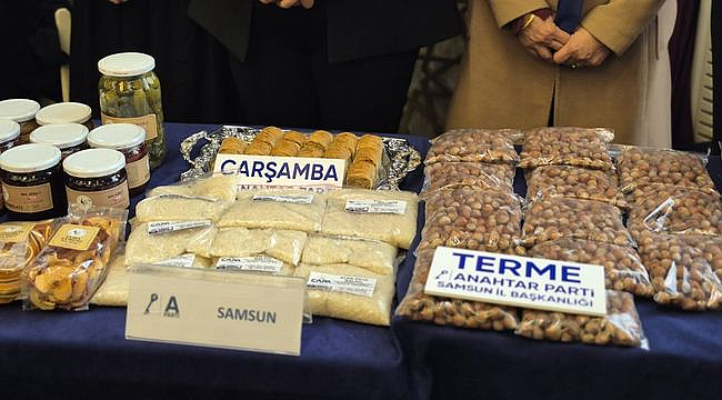Samsun Anahtar Parti'den Ankara'da Gıda Standı 