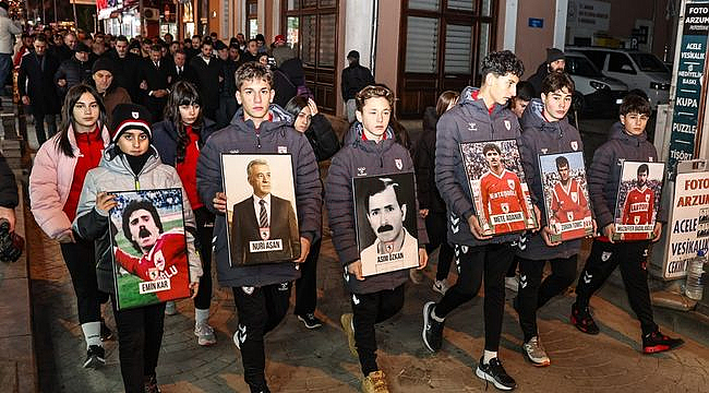 Samsunspor Şehitlerine İçin Saygı Yürüyüşü