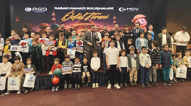 AGD Samsun'dan "Sabah Namazı Buluşmaları" Ödül Takdim Programı