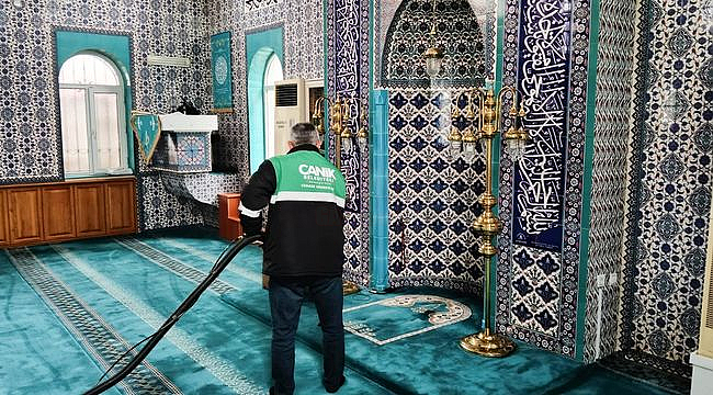 Canik'te Camiler Ramazan'a Hazır