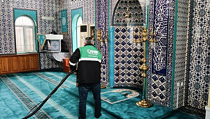 Canik'te Camiler Ramazan'a Hazır