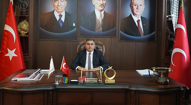 MHP Samsun İl Başkanı Burhan Mucur'un Berat Kandili Mesajı