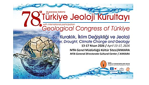 78. Türkiye Jeoloji Kurultayı 13-17 Nisan Tarihleri Arasında MTA Kültür Sitesi'nde Yapılacak