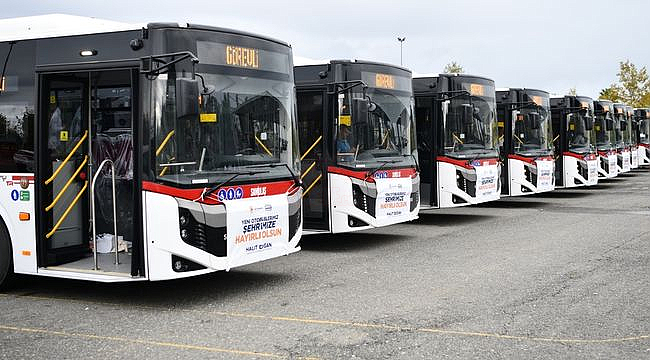Bu Ötobüsler Samsun'u Taşıyor!...