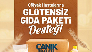 Canik Belediyesi'nden Çölyak Hastalarına Destek