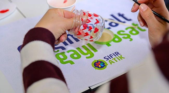 İlkadım'da Cam Atıklar Değerlendi