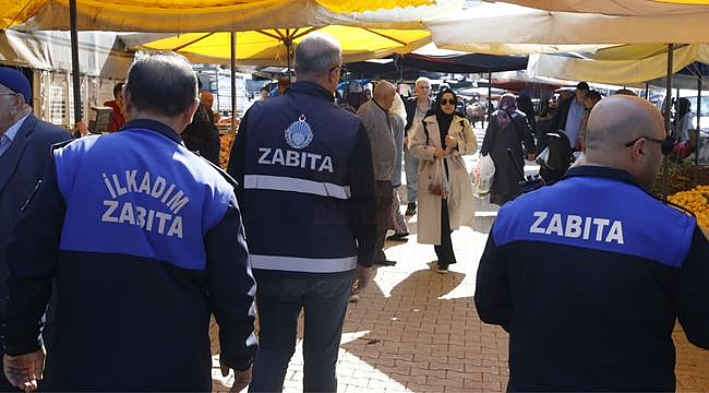İlkadım'da Pazarlara Sıkı Denetim