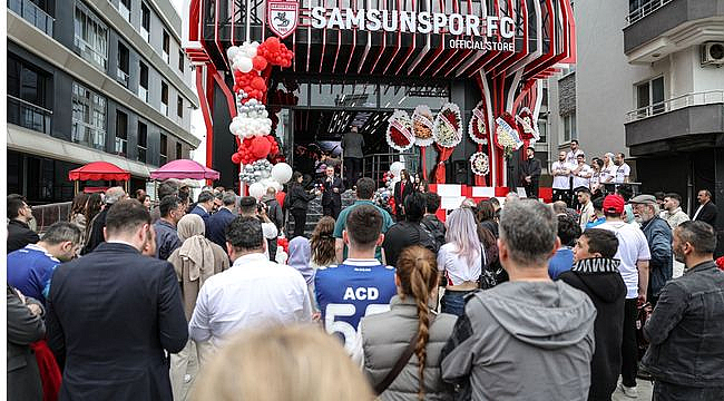 "Amiral Gemimiz" Samsunspor FC Offıcıal Store Atakum'da Açıldı