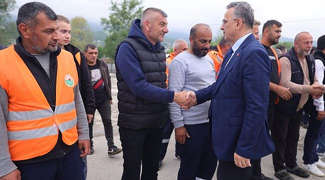 Başkan İhsan Kurnaz Personelle Bayramlaştı
