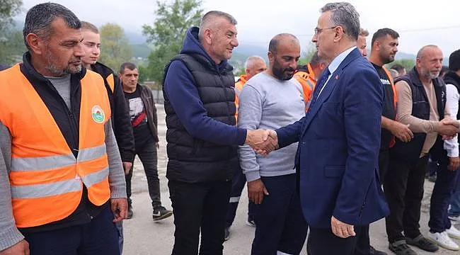 Başkan İhsan Kurnaz Personelle Bayramlaştı