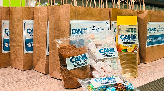 Canik Belediyesinden Vatandaşa Bayram Paketi Hediyesi