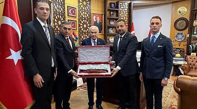 MHP Samsun İl Başkanı Mucur'dan MHP Genel Başkanı Devlet Bahçeli’ye Ziyaret