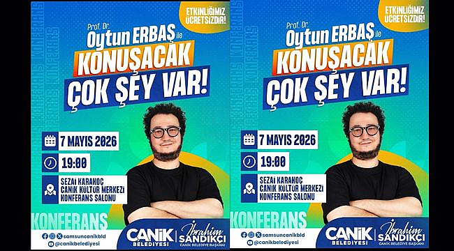 Prof. Dr.Oytun Erbaş Canik'te