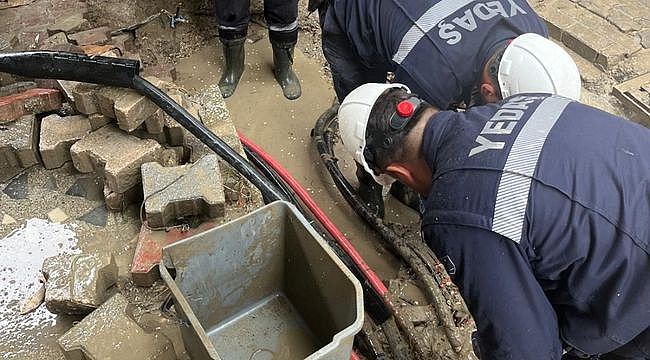 YEDAŞ, Havza'daki Sel Felaketinin Ardından Tam Kadro Sahada 