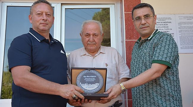 Bafra TSO'dan Yeşil Küre Organik'e Plaket ve Ziyaret