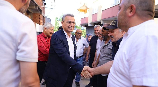 Başkan İhsan Kurnaz Kıran Mahallesinde Vatandaşla Buluştu