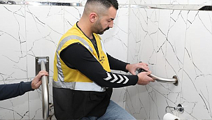 Büyükşehir'den Engellilere Ev İçi Tutunma Aparatı 