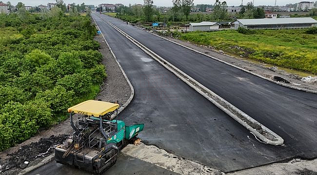 Büyükşehir'den Terme'de Yeni Yol Çalışması