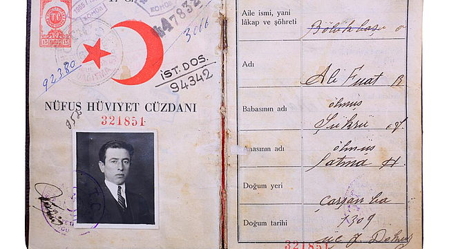 Ali Fuat Başgil'in Kimliği Samsun Kent Müzesi'nde