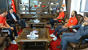 Başkan Doğan Milli Sporcuyu Ağırladı