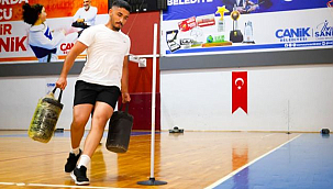 Canik'te Gençler Parkurun Tozunu Dumana Katıyor