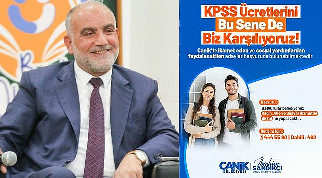 KPSS Ücretleri Canik Belediyesi'nden!