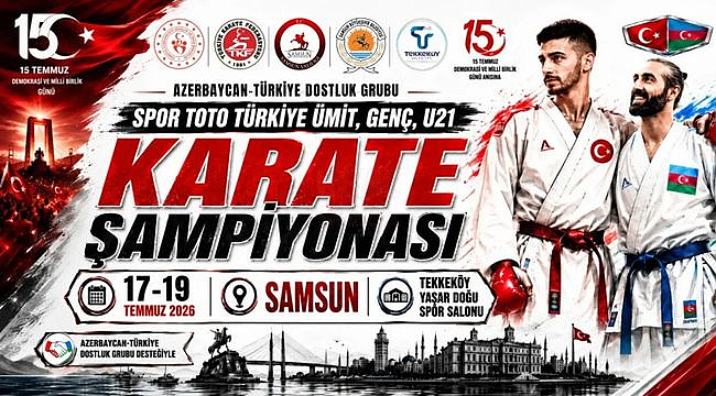 Samsun'da Türkiye Karate Şampiyonası Heyecanı 