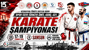 Samsun'da Türkiye Karate Şampiyonası Heyecanı 